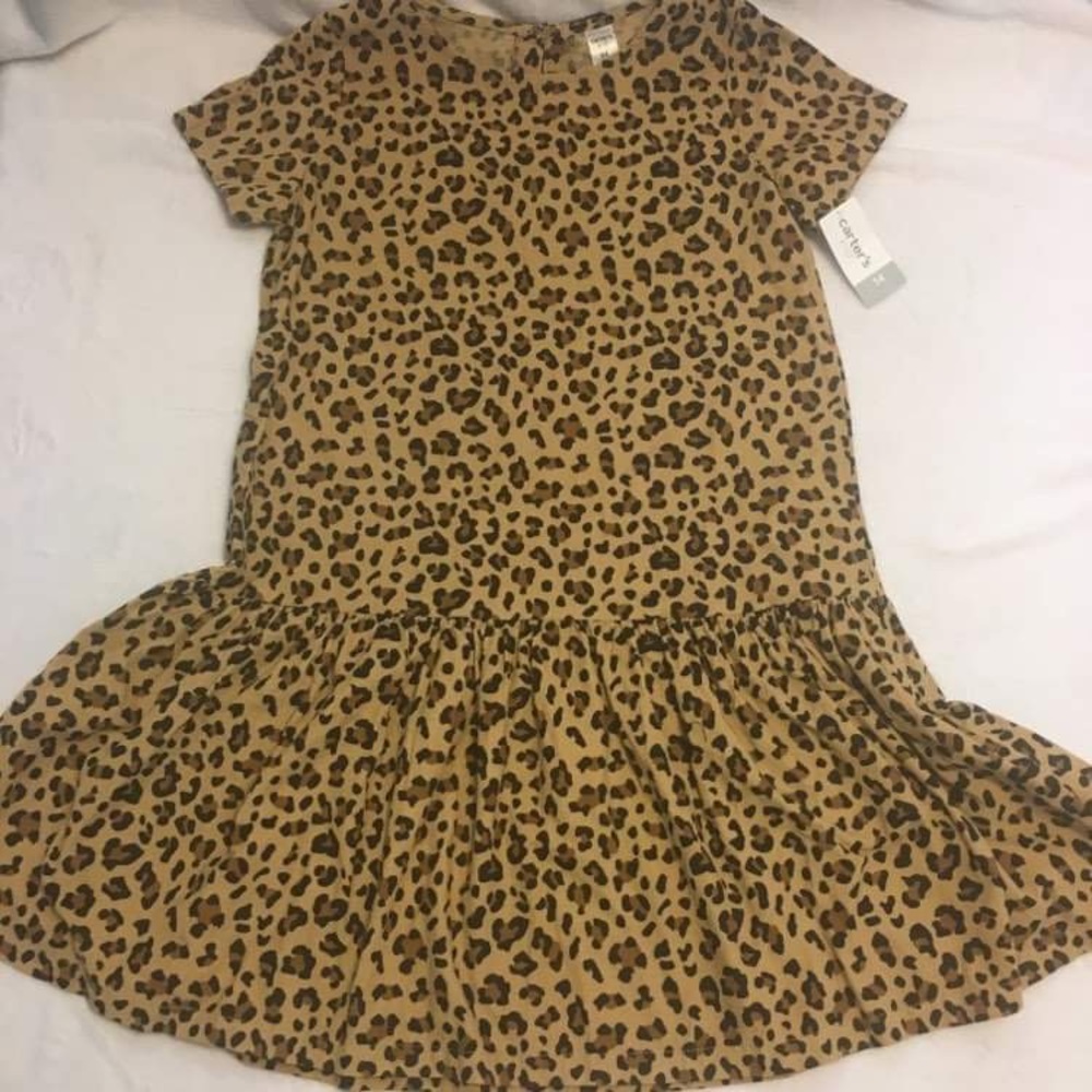 NWT Carter’s lepord girls dress‎ 14